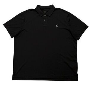 Polo Ralph Lauren Polo Shirt Mens XL Short Sleeve Performance Stretch Golf Black
